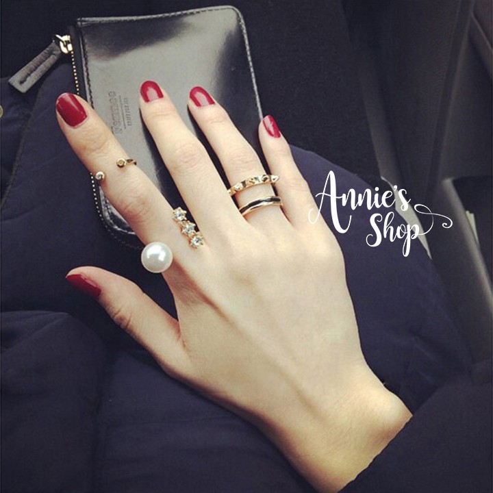 NS06 Set nhẫn 3c The SUN sang trọng