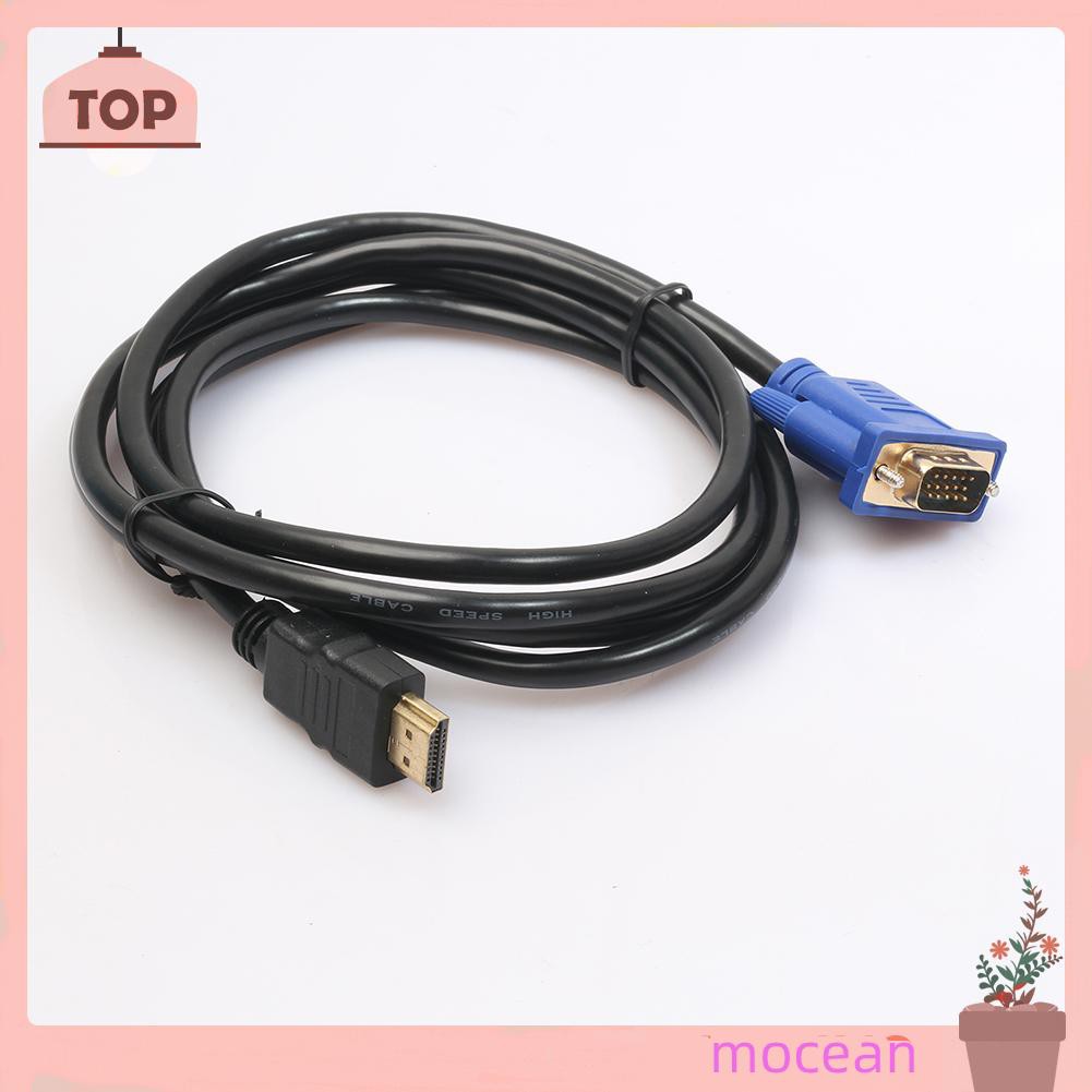 Dây Cáp Chuyển Đổi Hdmi-Compatible Sang Vga Hd 15pin 1080p 6ft