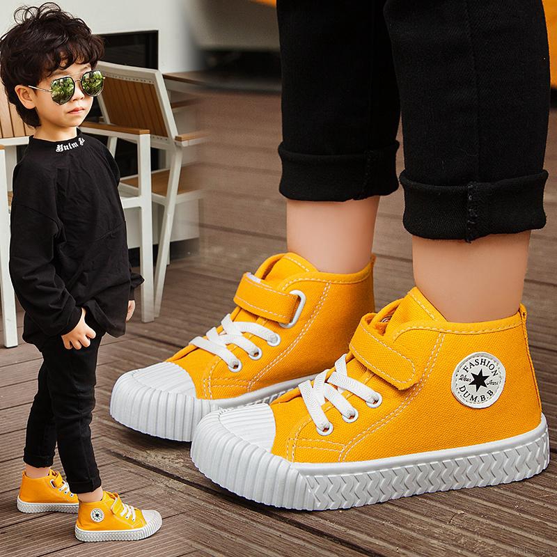 Giày đế bằng cột dây cho bé