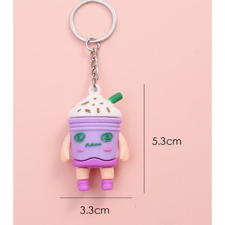 Móc khóa trà sữa siêu cute