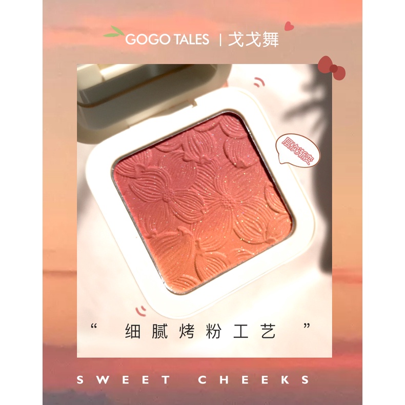 [ GOGO TALES ] Phấn Má Hồng GOGOTALES Sweet Mist GT203 nhỏ gọn tiện lợi, chính hãng nội địa trung Chamm Store