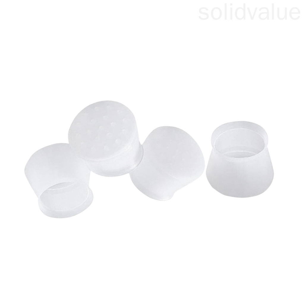 Bộ 4 Miếng Bọc Chân Bàn Ghế Bằng Silicon Chống Trượt Tiện Dụng Cho Gia Đình / Văn Phòng 1 Vn