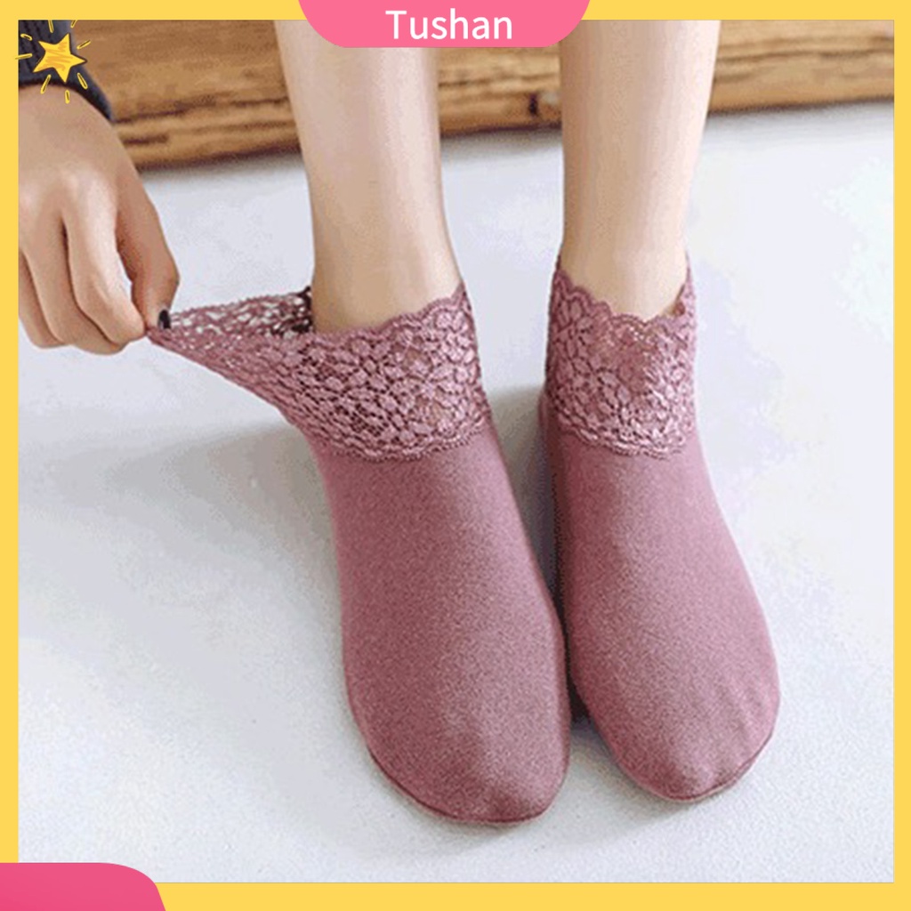 Vớ dày dặn nhẹ màu sắc đơn giản cho nữ