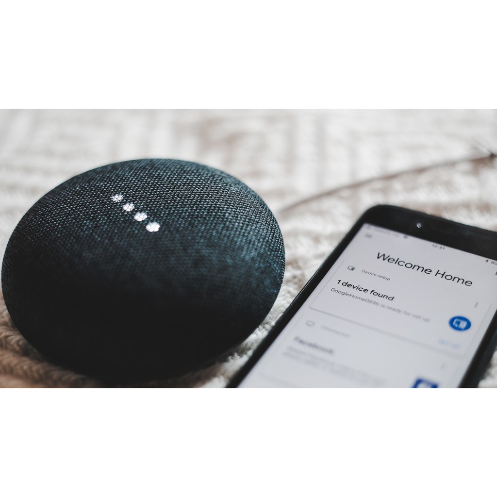 Loa thông minh Google Home Mini chính hãng nguyên seal Tích Hợp Trợ Lý Ảo Google Assistant USA Tiếng Việt (GA00210-US)