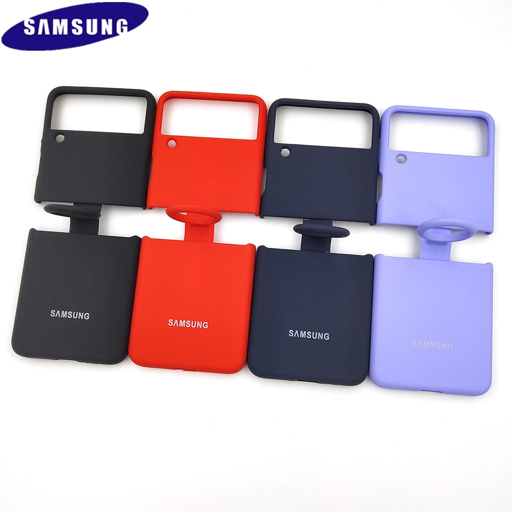 Ốp Điện Thoại Silicone Màu Trơn Cho Samsung Z Flip 3 Z Flip 3 5G