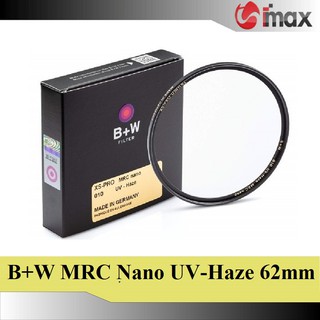 Kính lọc Filter B+W XS-Pro Digital 010 UV-Haze MRC Nano 62mm (Hoằng Quân) + Bút lau lens