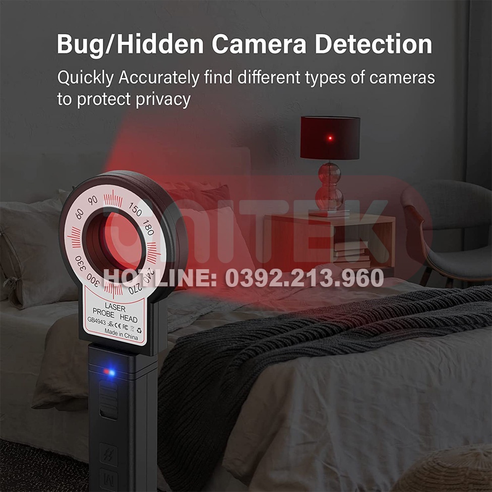 Máy Dò Phát Hiện Theo Dõi Camera, GPS, Định Vị Detector SF18