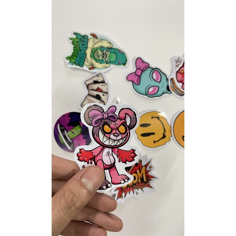 Bộ 70 STICKER dán nón bảo hiểm, laptop cực ngầu, 420