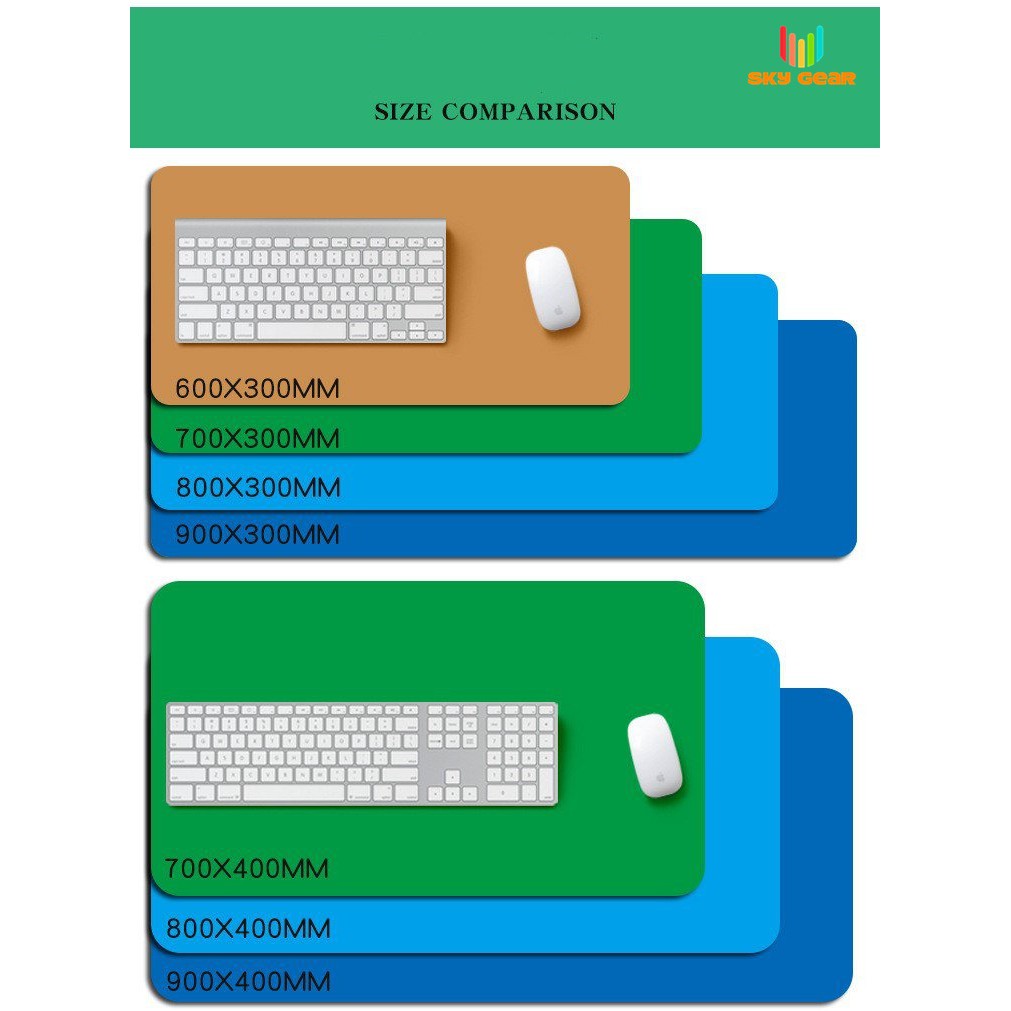 Bàn di chuột - Pad lót chuột size lớn 800x300x4mm logo ROG
