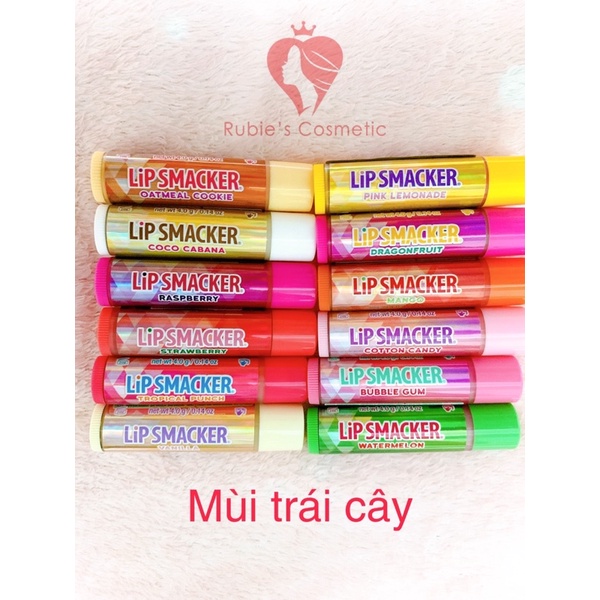 [Hàng Mỹ] Son dưỡng môi Lip Smacker hương vị nước ngọt Coca Cola/ kẹo/trái cây lipsticks lip balm