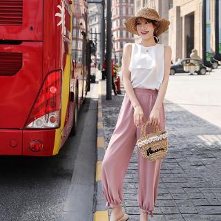 Quần Alibaba dài màu trơn thời trang cho nữ