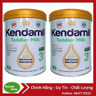 Combo 2 Lon Sữa Kendamil số 1.2.3 900g mẫu mới [Date 2022]