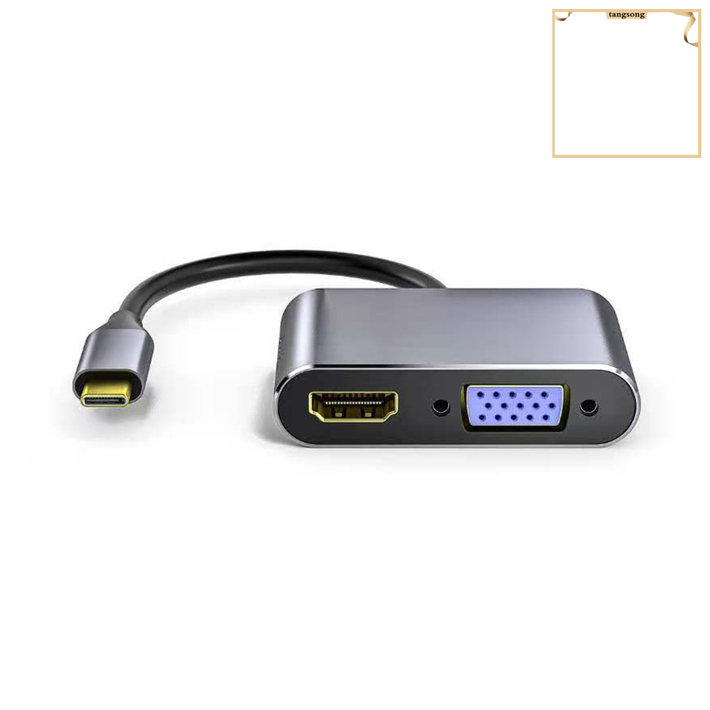 Bộ Chuyển Đổi Cổng Type-C Sang Vga Pd Usb 3.0 5 Trong 1 | BigBuy360 - bigbuy360.vn