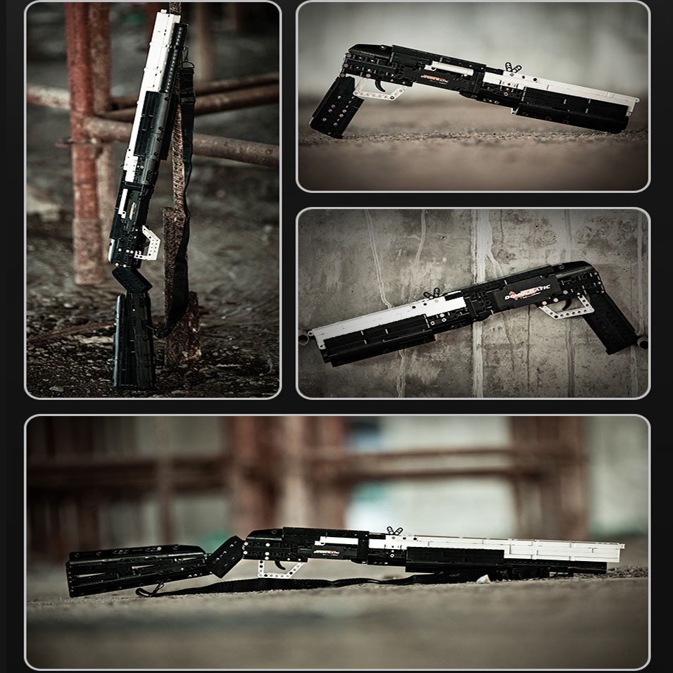 Đồ Chơi Lắp Ráp Kiểu LEGO CSGO , Free Fire Mô Hình Shotgunn Remington M870 2in1 Model C81052 Với 800+ Mảnh Ghép