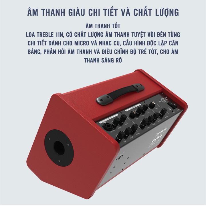 Loa xách tay Takstar OPS-25 - Loa kéo bluetooth hát karaoke di động, công suất 40W [BH 1 NĂM] - Loa di động Takstar