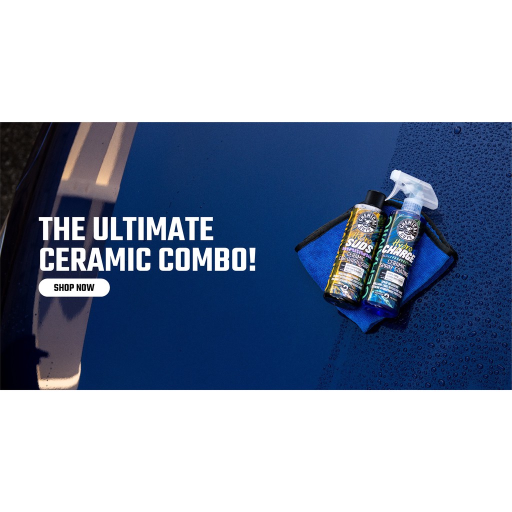 Nước rửa xe  tăng độ bóng phủ CERAMIC siêu bảo vệ sơn, nhựa, kính xe Chemical Guys HydroSuds - 473ml