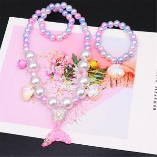 Bộ vòng cổ + Vòng Tay Hình Đuôi Tiên Cá Lấp Lánh