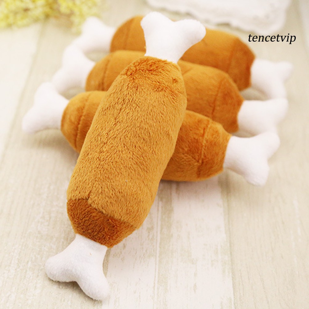Đồ Chơi Nhồi Bông Hình Đùi Gà Vui Nhộn Dành Cho Bé