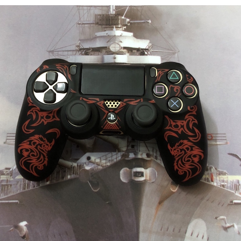 Bộ Bọc Silicon Tay Cầm Ps4 Đủ Loại kèm Núm Analog mẫu mới