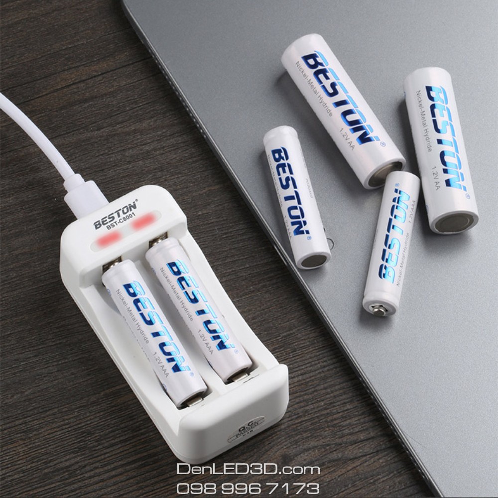 [Chính Hãng] Pin Sạc BESTON 3000Mah Kèm Bộ Sạc, Dung Lượng Thật, BH 1 Đổi 1