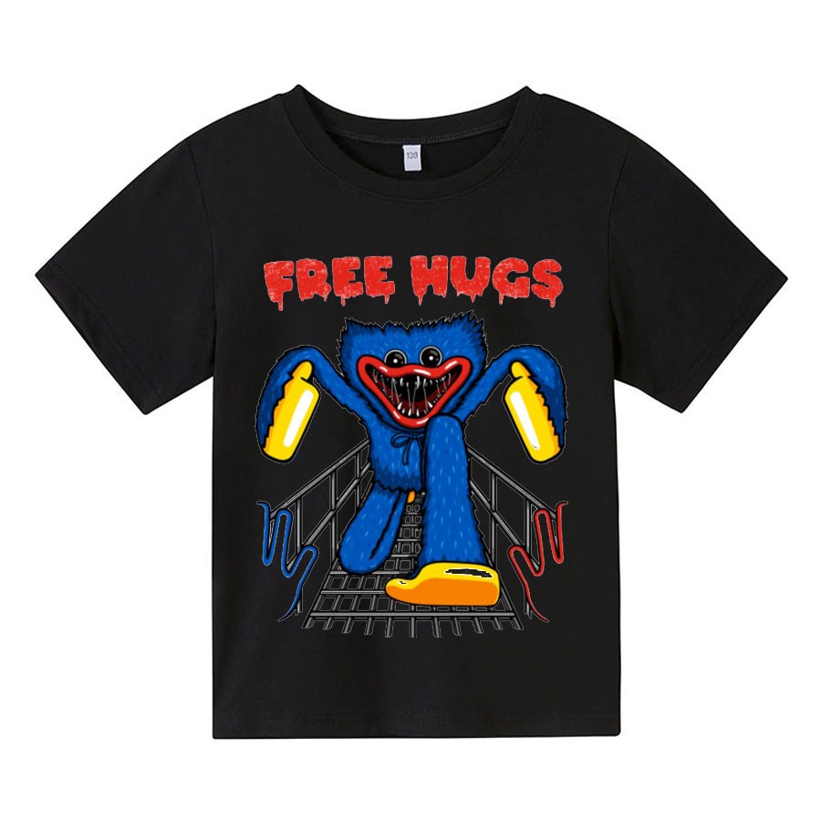 Áo thun cho bé huggy playtime 07 , 4 màu, có size người lớn, Anam Store