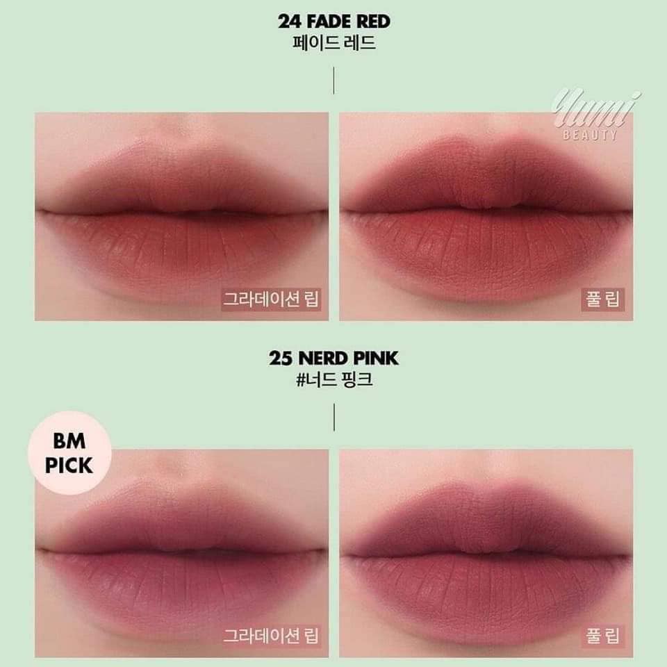 Son Romand Zero Velvet Tint 2021 ( màu 22,23,24,25)