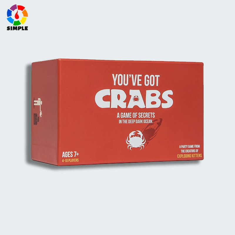 Card game You've Got Crabs | Bộ thẻ bài trò chơi boardgame Cua Kẹp - siêu phẩm mới nhất từ tác giả của Mèo Nổ và Bears vs Babies