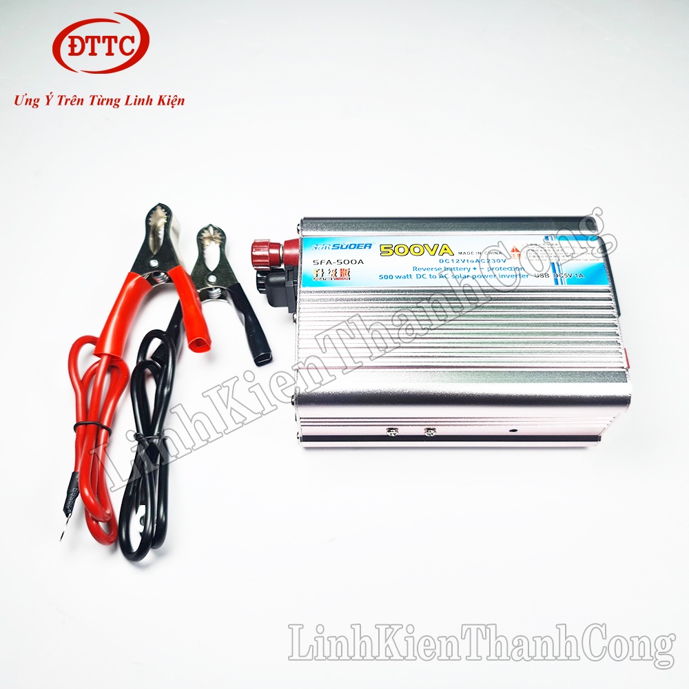 Bộ Kích Điện Inverter SUOER 12V 500W SFA-500A (Chính Hãng)