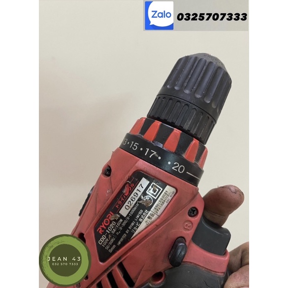 MÁY KHOAN VÀ VẶN VÍT CẤP TRƯỢT RYOBI PHIÊN BẢN GIỚI HẠN HÀNG NỘI ĐỊA NHẬT 110V