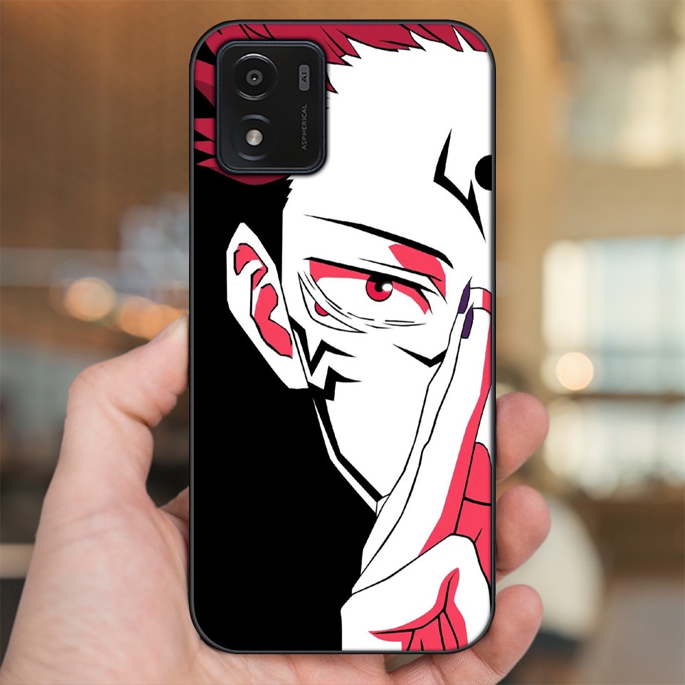 Ốp lưng Vivo Y01 viền đen in hình Yuji Jujutsu Kaisen
