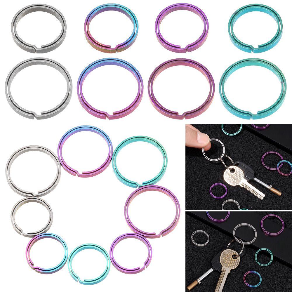 Móc Chìa Khóa EDC Bằng Hợp Kim Titan Tiện Dụng Mang Theo Du Lịch Cắm Trại