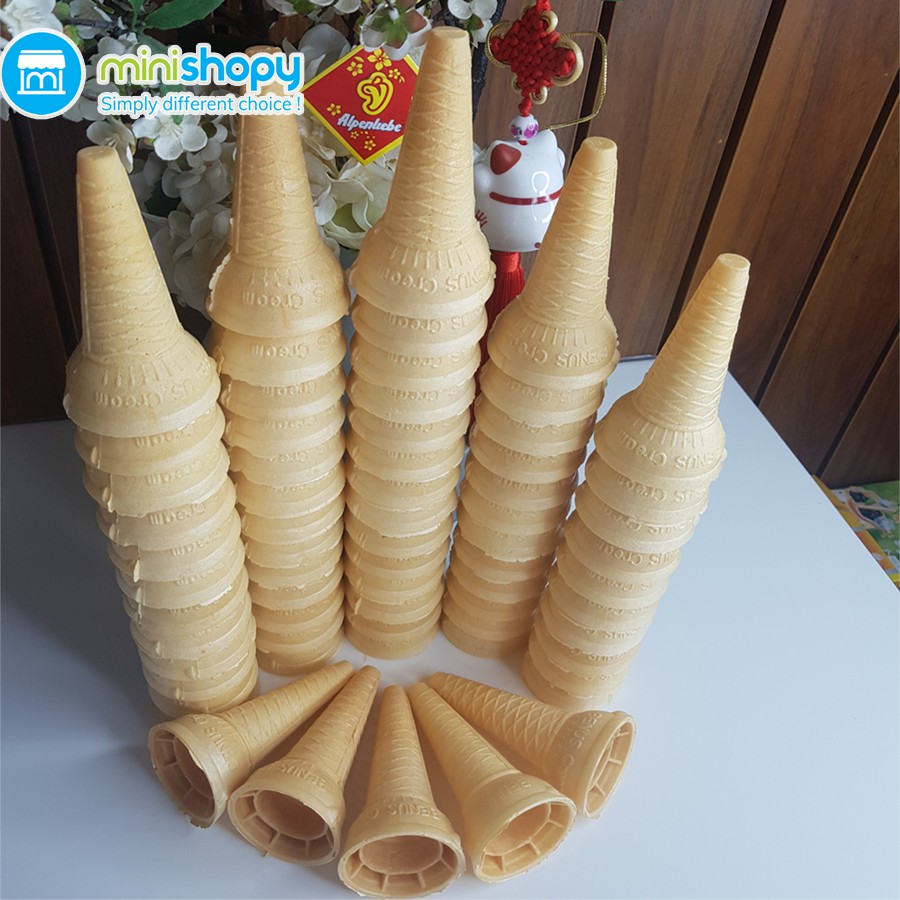 Bánh Ốc Quế Đựng Kem Tươi BENUSCream - 1 Thùng 216 cái