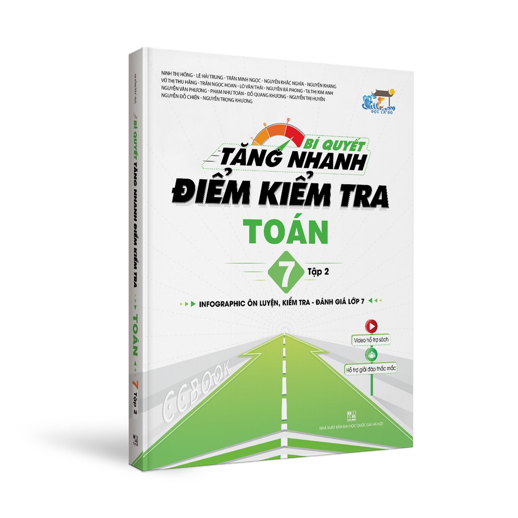 Sách - Combo Bí quyết tăng nhanh điểm kiểm tra môn Toán lớp 7 - Tập 1 + Tập 2