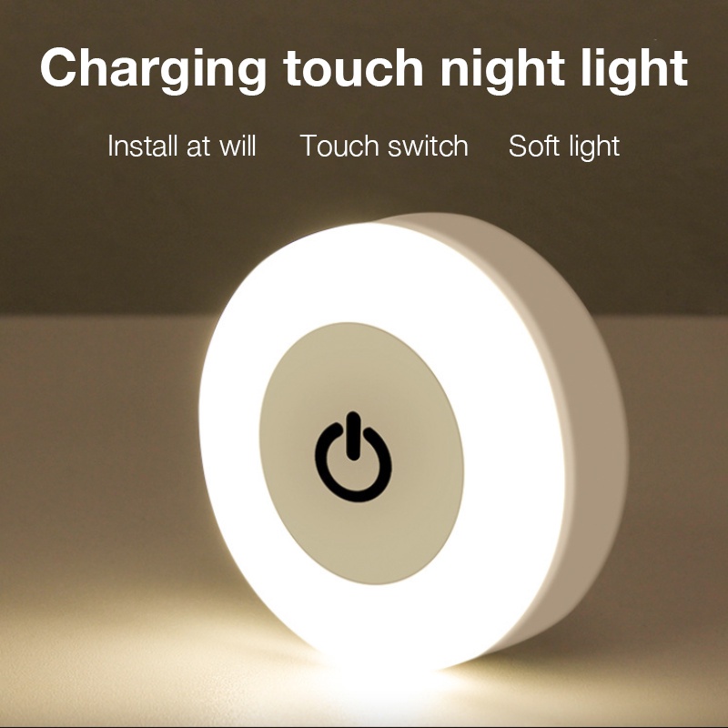 Đèn Ngủ Cảm Ứng Thông Minh Bảo Vệ Mắt Cổng Sạc USB Tiện Dụng