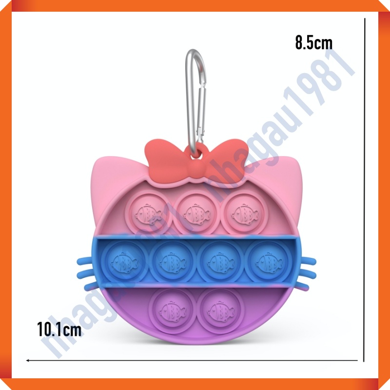 Pop It Mini Cao Cấp Pop It Keychain Đồ Chơi Bấm Nút Silicon Mini Kiêm Móc Khoá Đeo Balo Cute Xinh Xắn Shop Nhagau1981