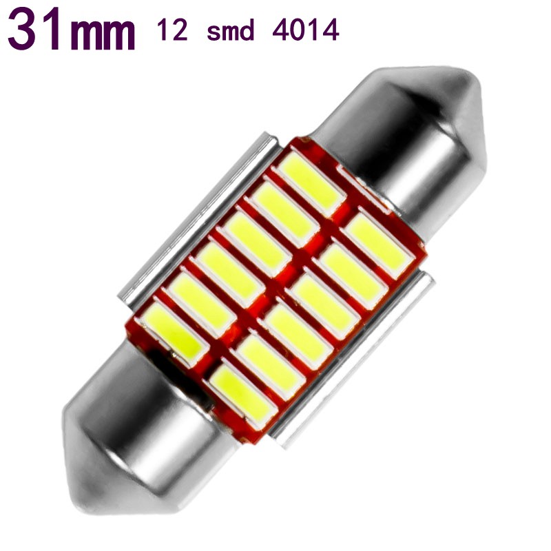 Đèn LED CANBUS chất lượng cao cho xe ô tô 31MM 36mm 39mm 42mm C5W C10W 4014 SMD