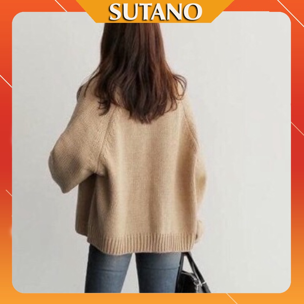 Áo khoác len nữ cadigan mùa thu đông dày dặn hàng Quảng Châu cao cấp A449 SUTANO | BigBuy360 - bigbuy360.vn