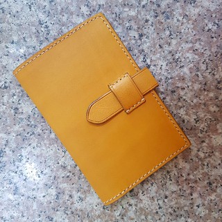 Ví da đựng hộ chiếu - Da bò thật - Đồ da thủ công - Màu vàng BV0191