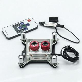 tree* zzzone* G1/4 Thread Waterblock Acrylic Copper Water Cooling CPU Radiator Heatsink Block