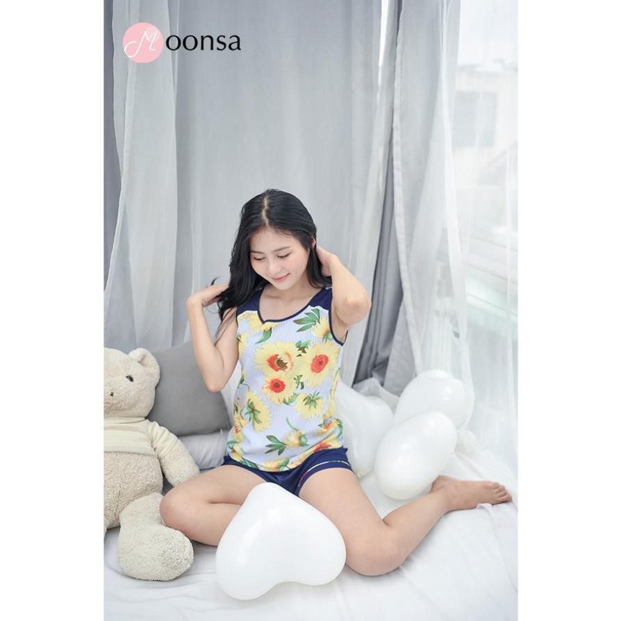 [Mã WARN30 hoàn 15% xu đơn 150k] Bộ đồ ngủ nữ mặc nhà Hướng Dương Kiêu Sa | BigBuy360 - bigbuy360.vn