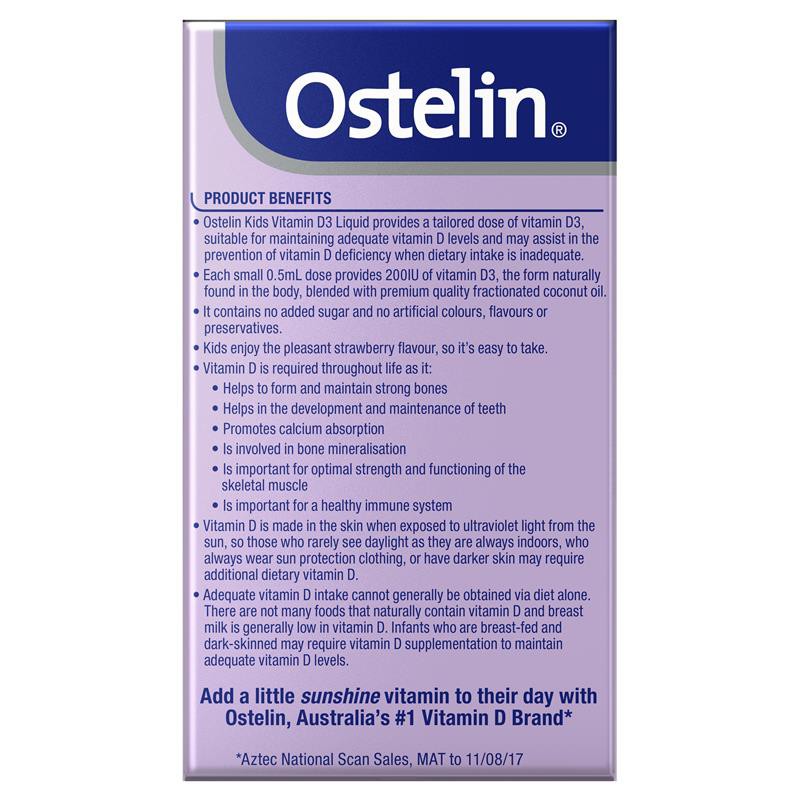 Ostelin vitamin D 20 ml Vitamin D dạng nước