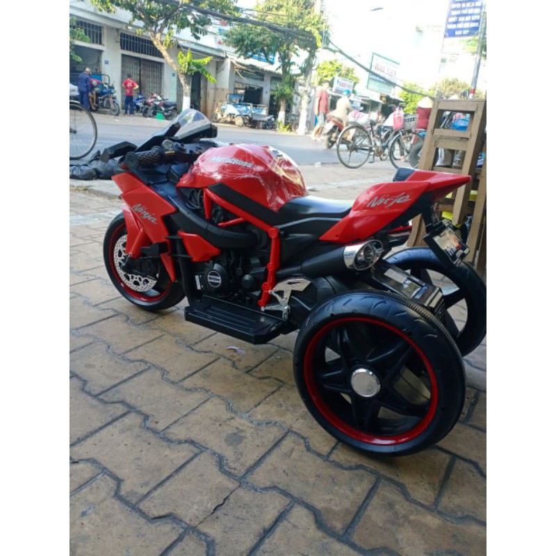 Xe môtô điện trẻ em Kawasaki Ninja H2R (hàng nguyên thùng)