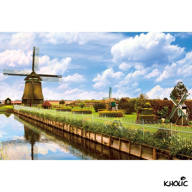 Bộ Xếp Hình 300 / 500 / 1000 Miếng Ghép Hình Phong Cảnh Bằng Gỗ