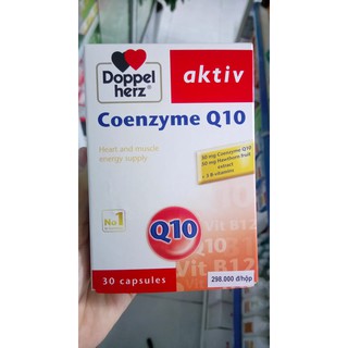 [TPCN Nhập Khẩu] Viên uống bổ tim mạch, điều hòa huyết áp Doppelherz Aktiv Coenzyme Q10 (Hộp 30 viên)