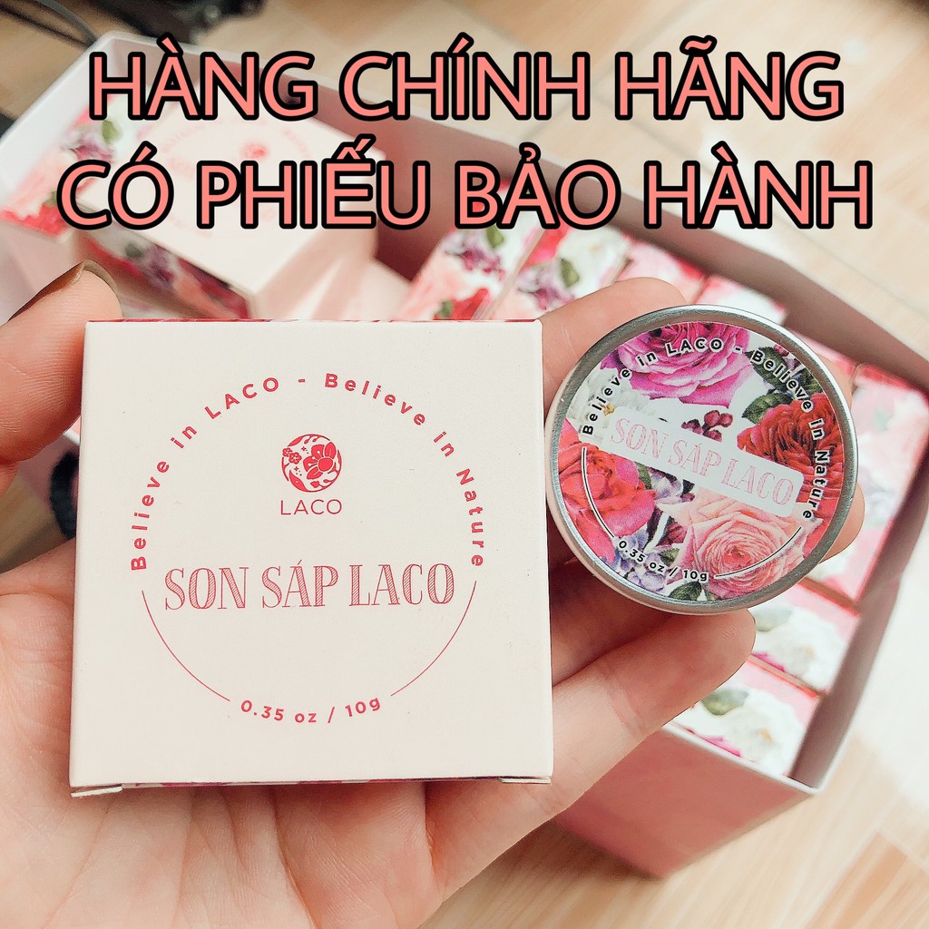 [SALE SỐC] Son Sáp Dưỡng Mềm Môi Laco (phiên bản hộp thiếc)