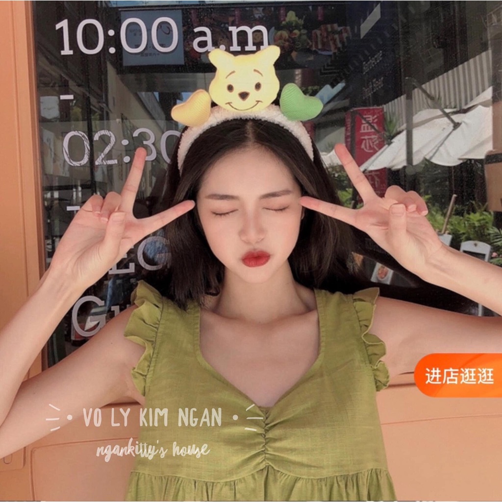 Cài tóc Voi và gấu Pooh