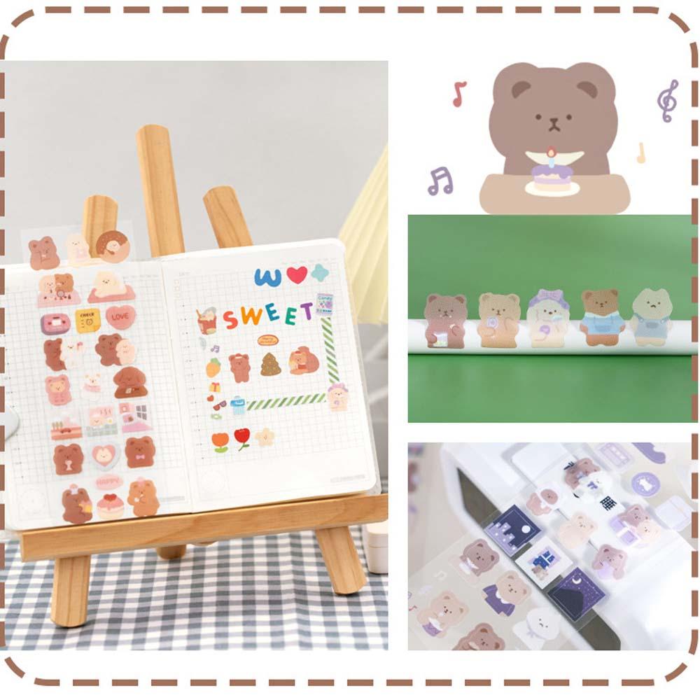Bộ 2 Miếng Dán Trang Trí Sổ Tay / Nhật Ký Dễ Thương