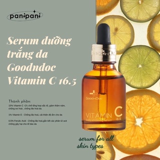 Serum dưỡng trắng da goondoc vitamin c 16.5 daily whitening serum 30ml