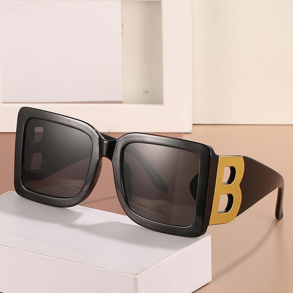 Kính Mát Hình Chữ Nhật Họa Tiết Da Báo Oversize Phong Cách Hàn Quốc Dành Cho Nam