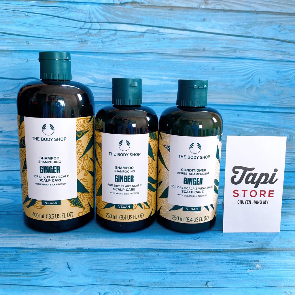 Dầu gội đầu chứa tinh chất gừng The Body Shop Ginger Scalp Care Shampoo